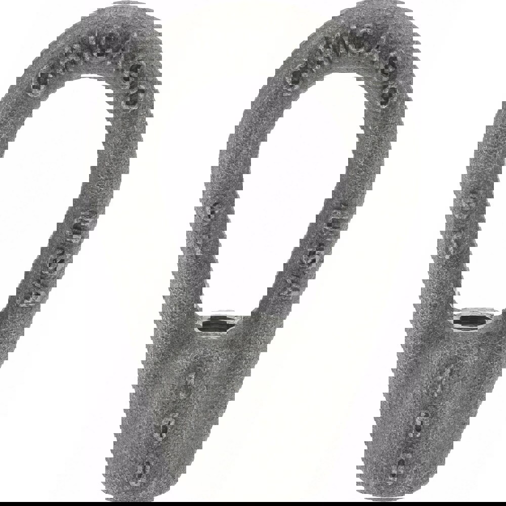 Fixed Lifting Eye Bolt: Without Shoulder, 900 lb Capacity, 5/16-18 Thread, Grade C-1035 Forged Steel